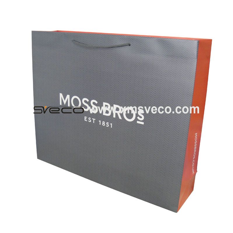 Custom printing shopping paper bag