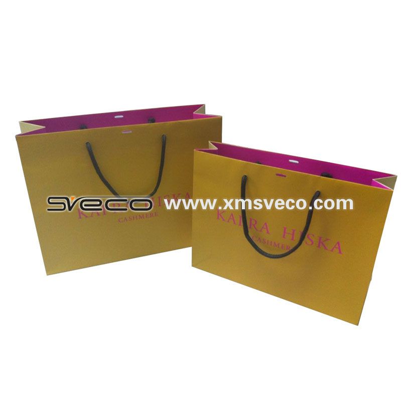 luxury shopping paper bags