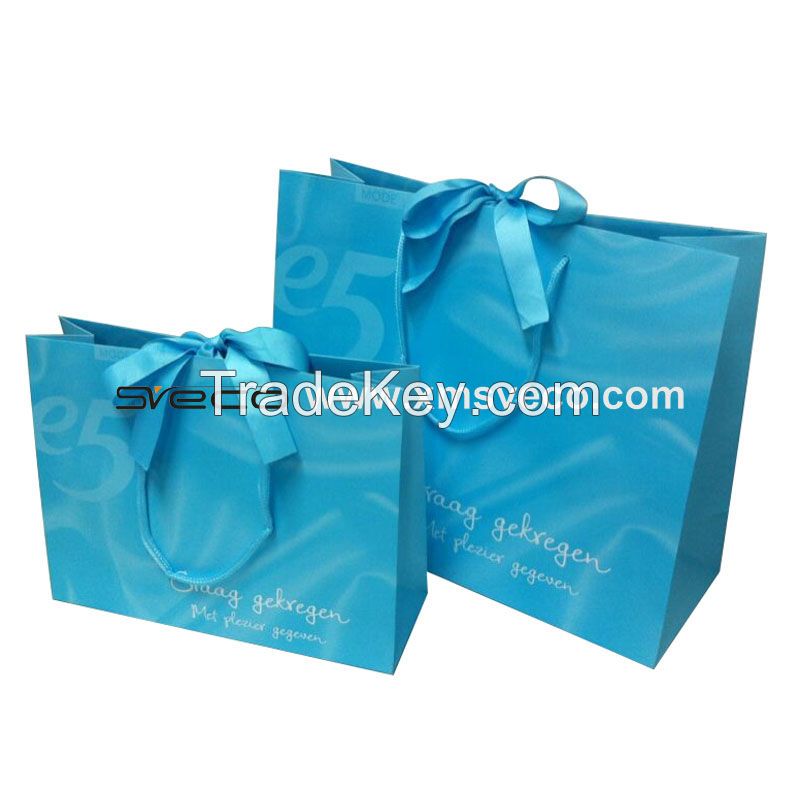 luxury paper bag gold stamping