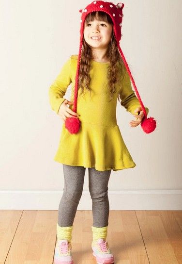 Baby girl cotton dress kids skirts for fall and winter