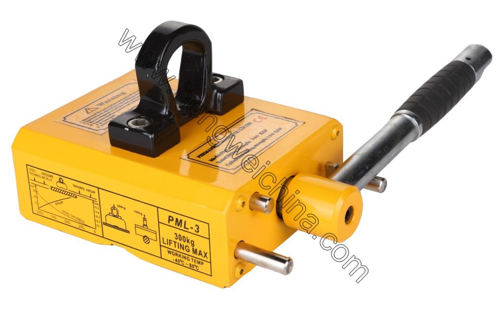 Permanent magnetic lifter from 100kg-8000kg with safety factor 3.5