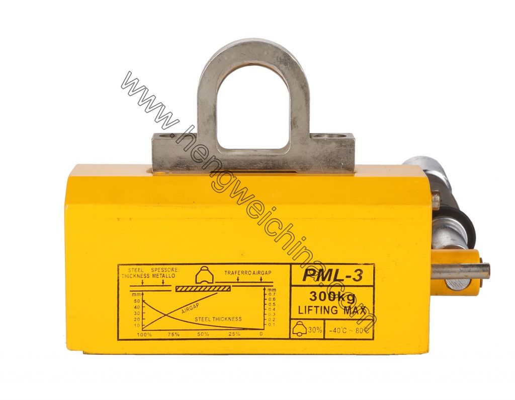 Permanent magnetic lifter from 100kg-8000kg with safety factor 3.5