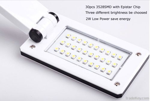 Foldable 30PCS 3528SMD LED Reading Light Table Lamp