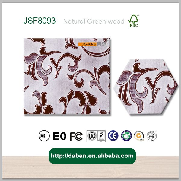 Interior Decorative Panels 3D Embossed MDF Board For Wall Decoration