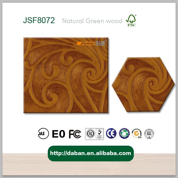 3d embossement board& wall decoration 3d board wood