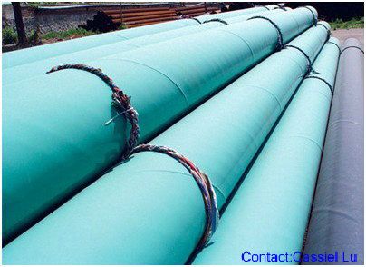 Black/blue 3PE Welded Steel Pipe