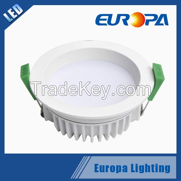 SAA approval 12w led recessed downlight with dimmable driver and Australia plug