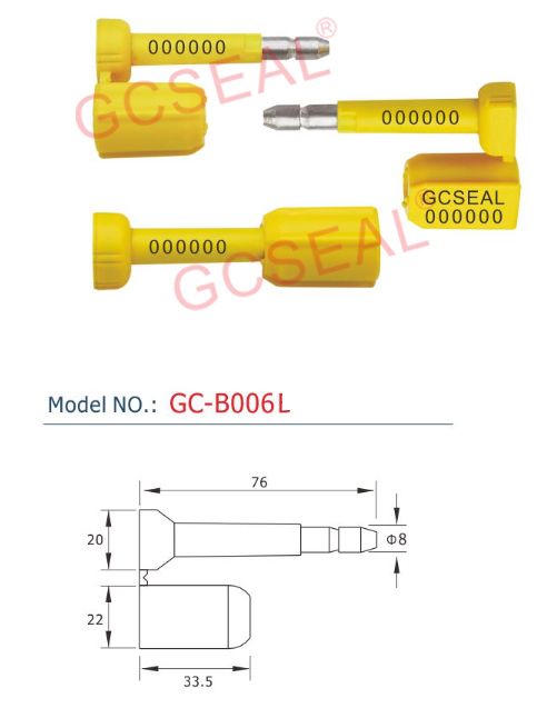 ISO/PAS17712 2013(E) Approved High Security Container Seal