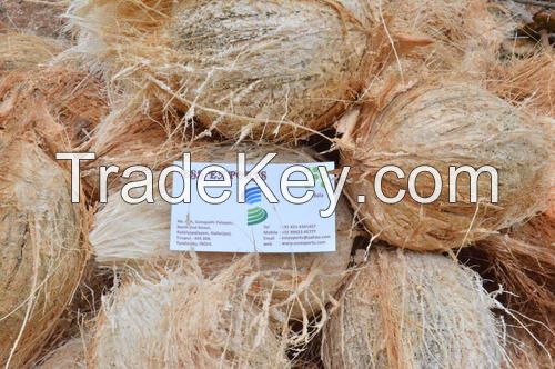 Coconut semi husked