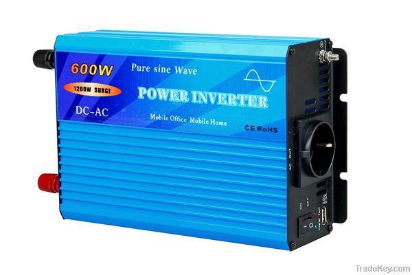 600W DC to AC Pure Sine Wave Power Inverter