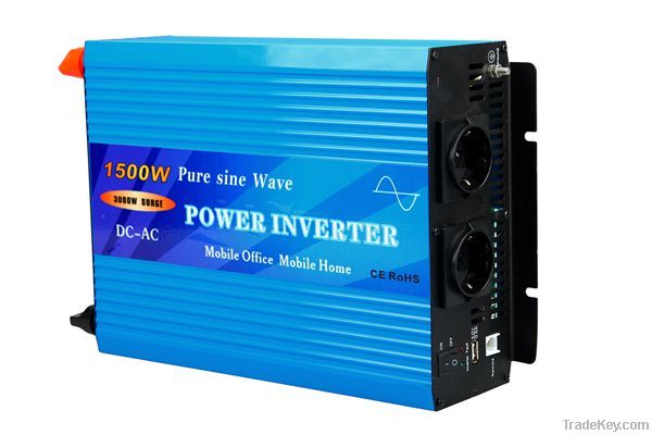 1500W DC to AC Pure Sine Wave Power Inverter