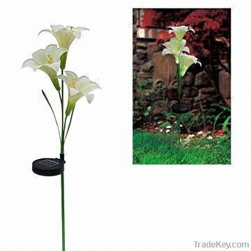 Solar Flower Garden Yard Stake Lamp