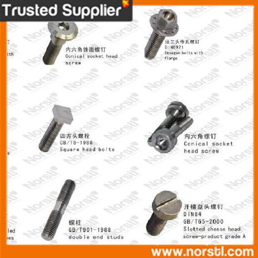 ST4.2*16mm Pan Head Self-Tapping DIN7981 Titanium Bolts