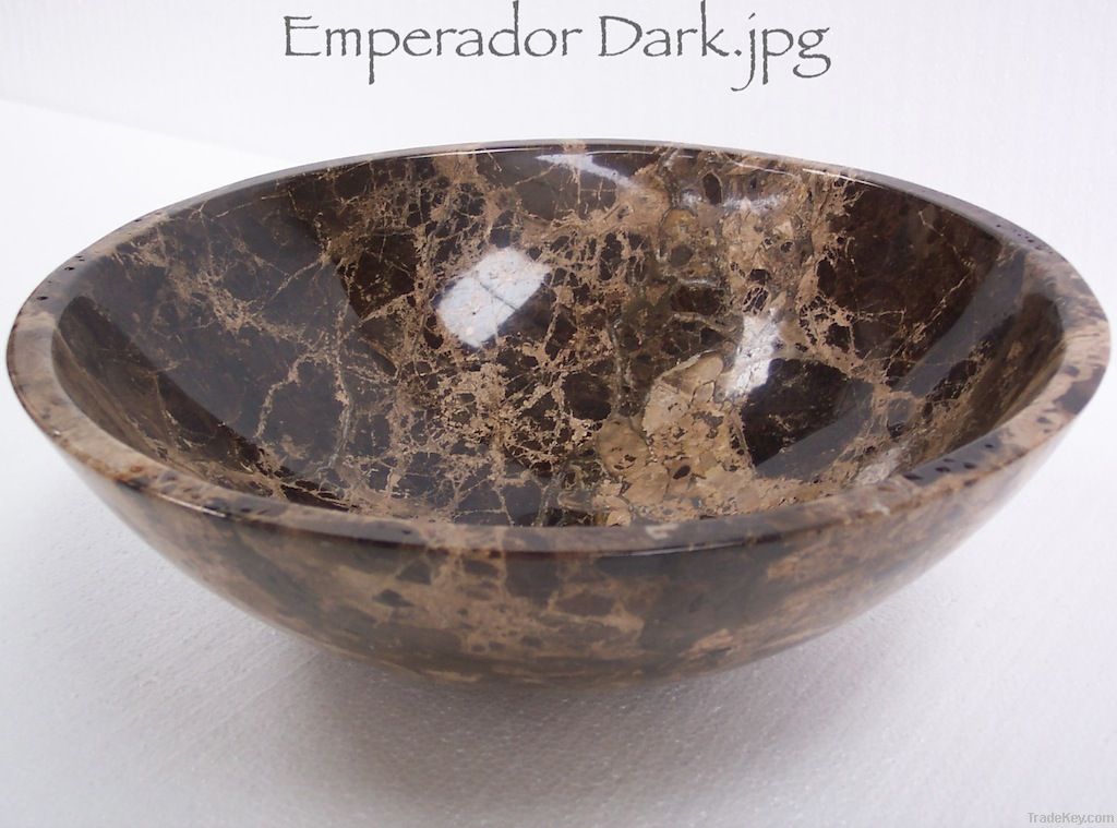 EMPERADOR DARK YELLOW WOOD ONYX TREE BLACK INDIAN GREEN MARBLE SINKS