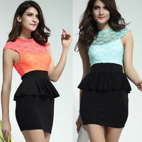 2014 Fashion Celestial Mint OL Dress 