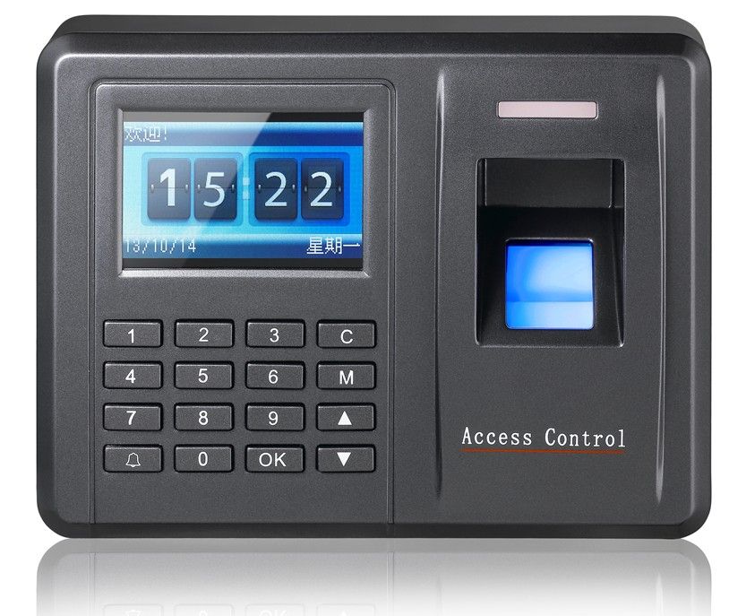 Biometric Fingerprint Time Clock Attendance System Recorder and Door Access Control