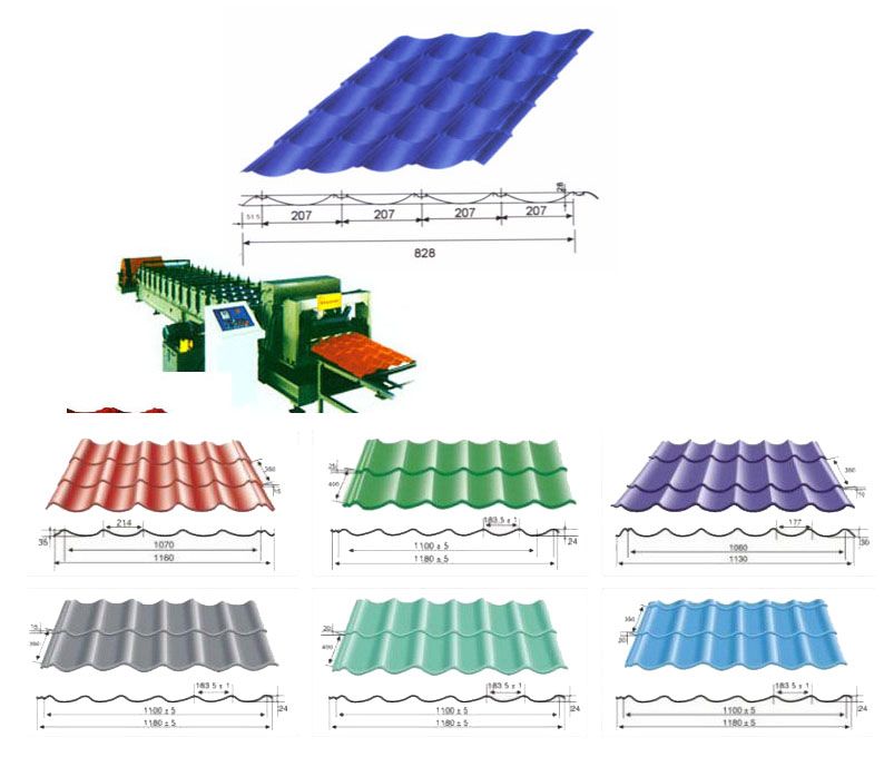 steel roll forming machine 