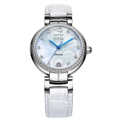 Fiyta 2013 new women's fashion watches-Luxury Brand high quality mechanical white female wristwatch