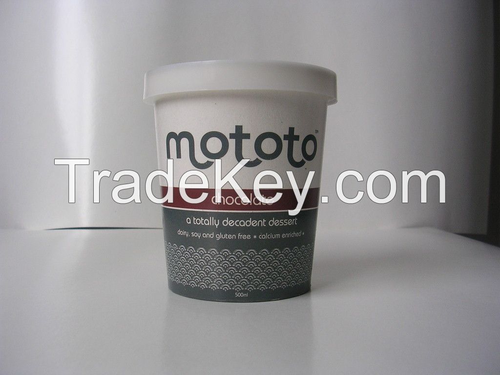 biodegradbale paper bowl with lid