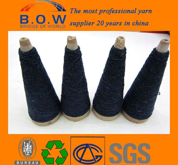 2014 new arrive recycle acrylic yarn for socks making/