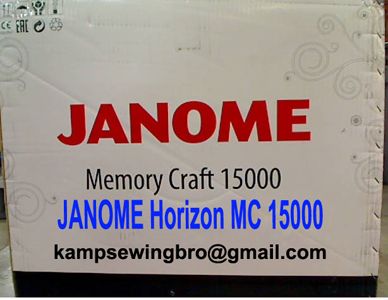 15000 Memory Craft Sewing Machine