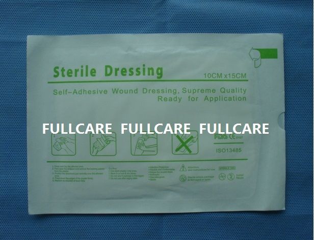 Self-adhesive wound dressing