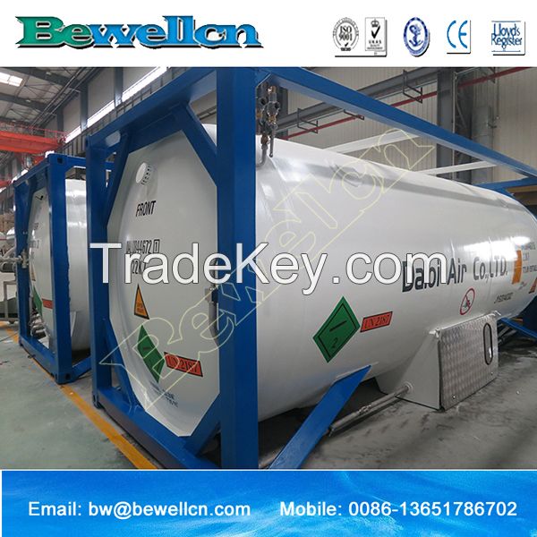 20m3 liquid oxygen ISO tank