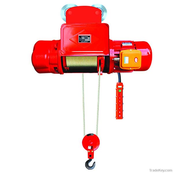 0.5~32t wire rope electric hoist, low headroom electric hoist