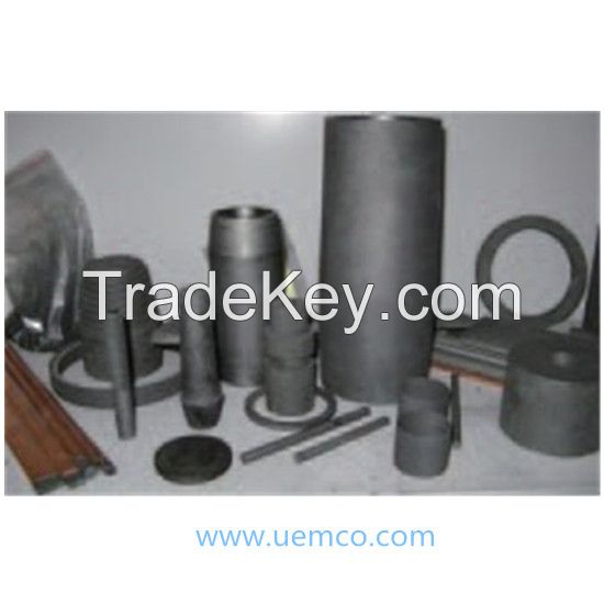 Aluminum casting using graphite shaft rotor