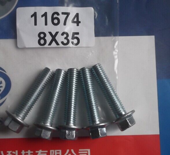 Bolts, nuts, stud and clamp,