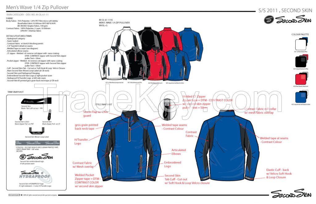 Seam Sealed Jackets