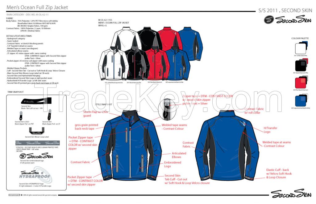 Seam Sealed Jackets