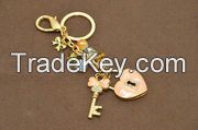 Star jewelry heart-shaped key