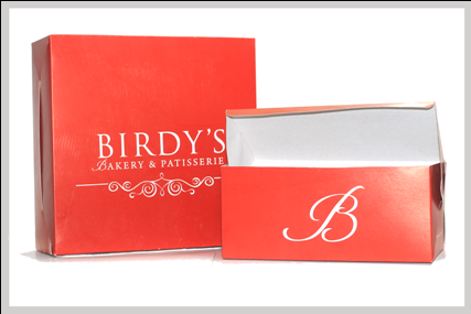 Cake and pastry boxes for Birdy&#039;s