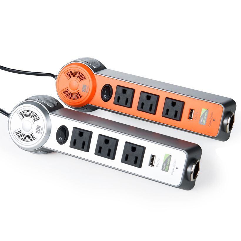 200W multi-socket power adapter