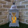 Wood and Iron Top Lantern