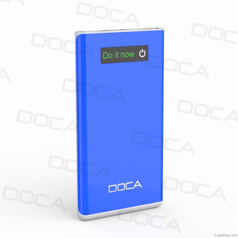 DOCA D602 8000 mAh ultra thin power bank for samsungpower bank for sam