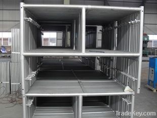 Moble Q235 factory sale frame steel pipe scaffolding