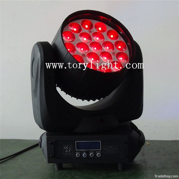 19PCS 12W RGBW led moving  beam light