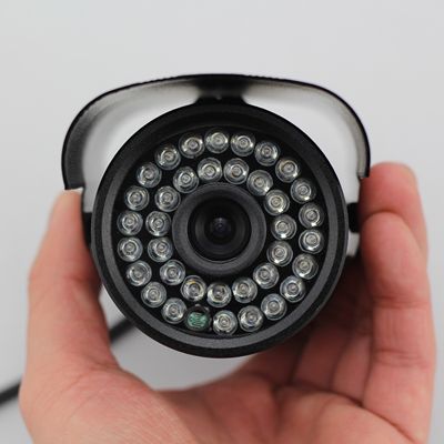 Waterproof Indoor Outdoor Black Bullet Security CCTV Camera