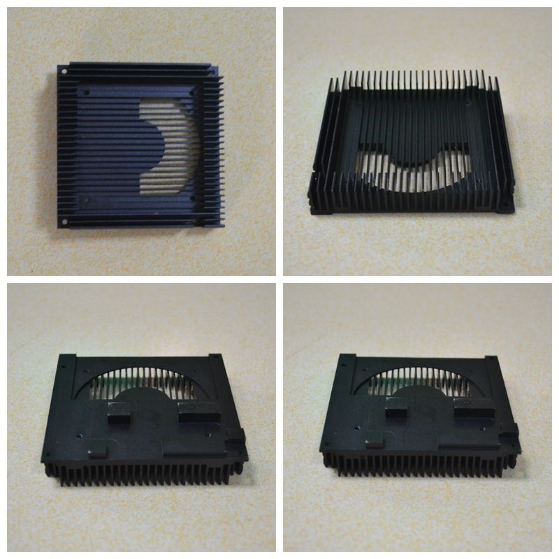 black anodized heat sink