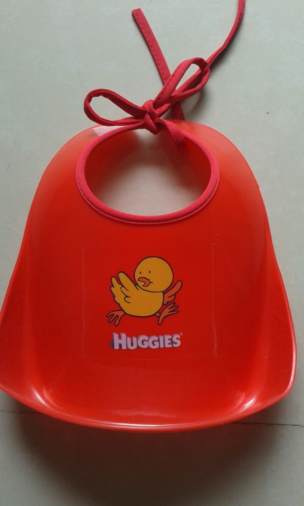 plastic baby bib