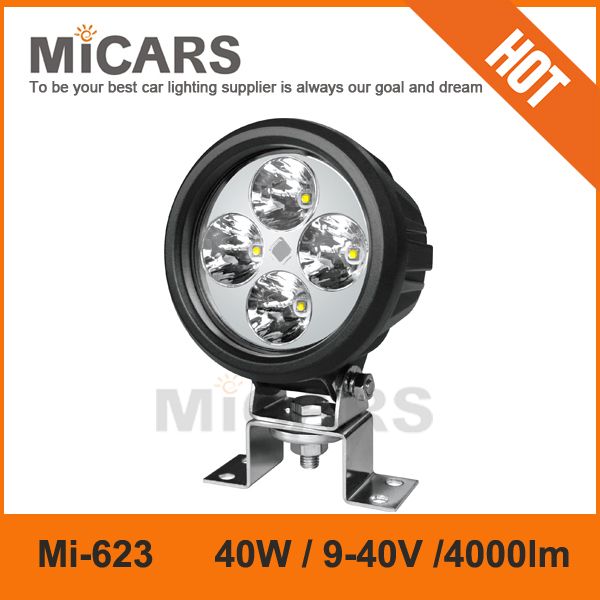 5 inch 40w 4000lm LED work light for SUV ATV trucks off road