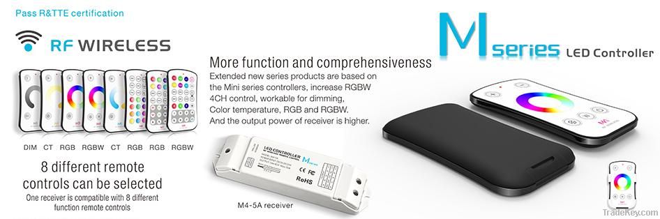 six different remote to choose for dimming, CT, rgb control