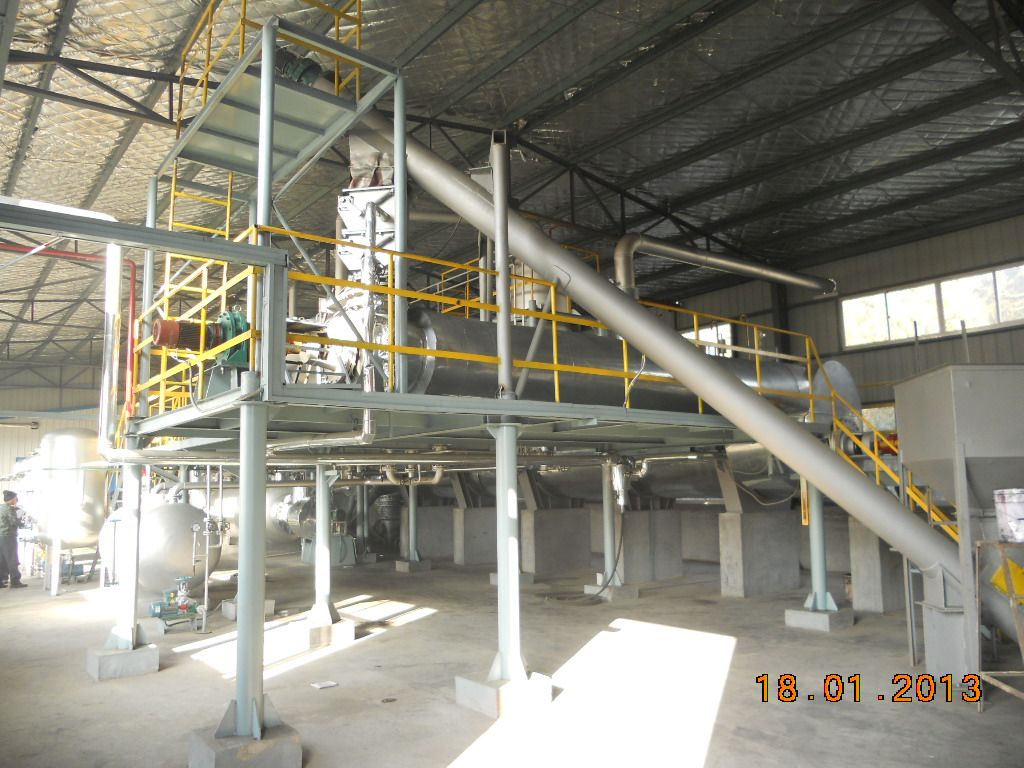 fully continuous tyre pyrolysis plant