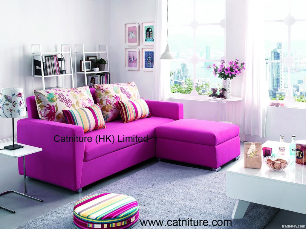 2014 Modern colorful hot selling corner sofa set living room furniture