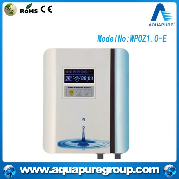 kitchen ozone water sterilization appliance with water leakage alarm