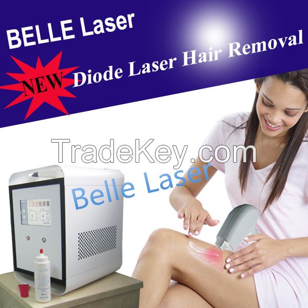 Portable 808nm diode laser hair removal machine