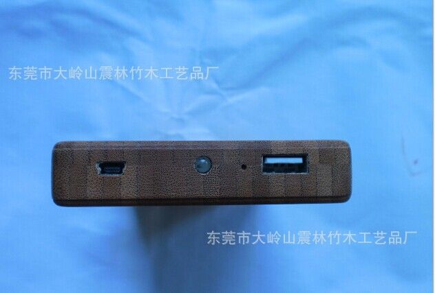 wholesale power bank/ portable power charger with natural bamboo and wood case/ cover