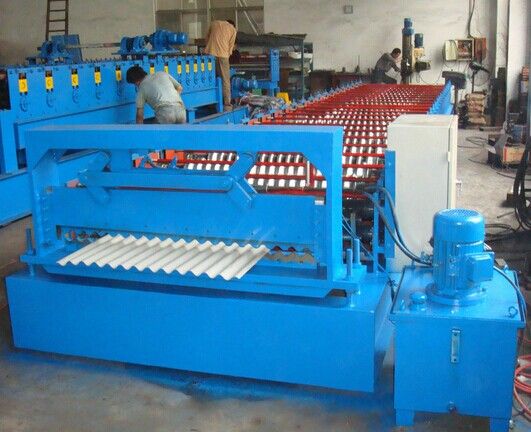 Color Steel Sheet Roof Tile Roll Forming Machine